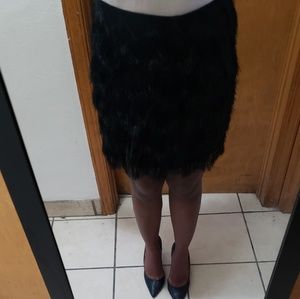 Black H&M "flapper" skirt